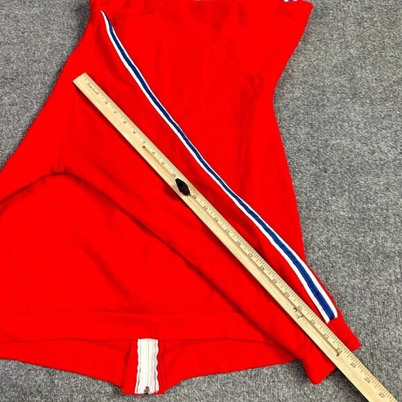 Sears Kingsroad Track Jacket M Red Full Zip Vintage - Picture 6 of 7